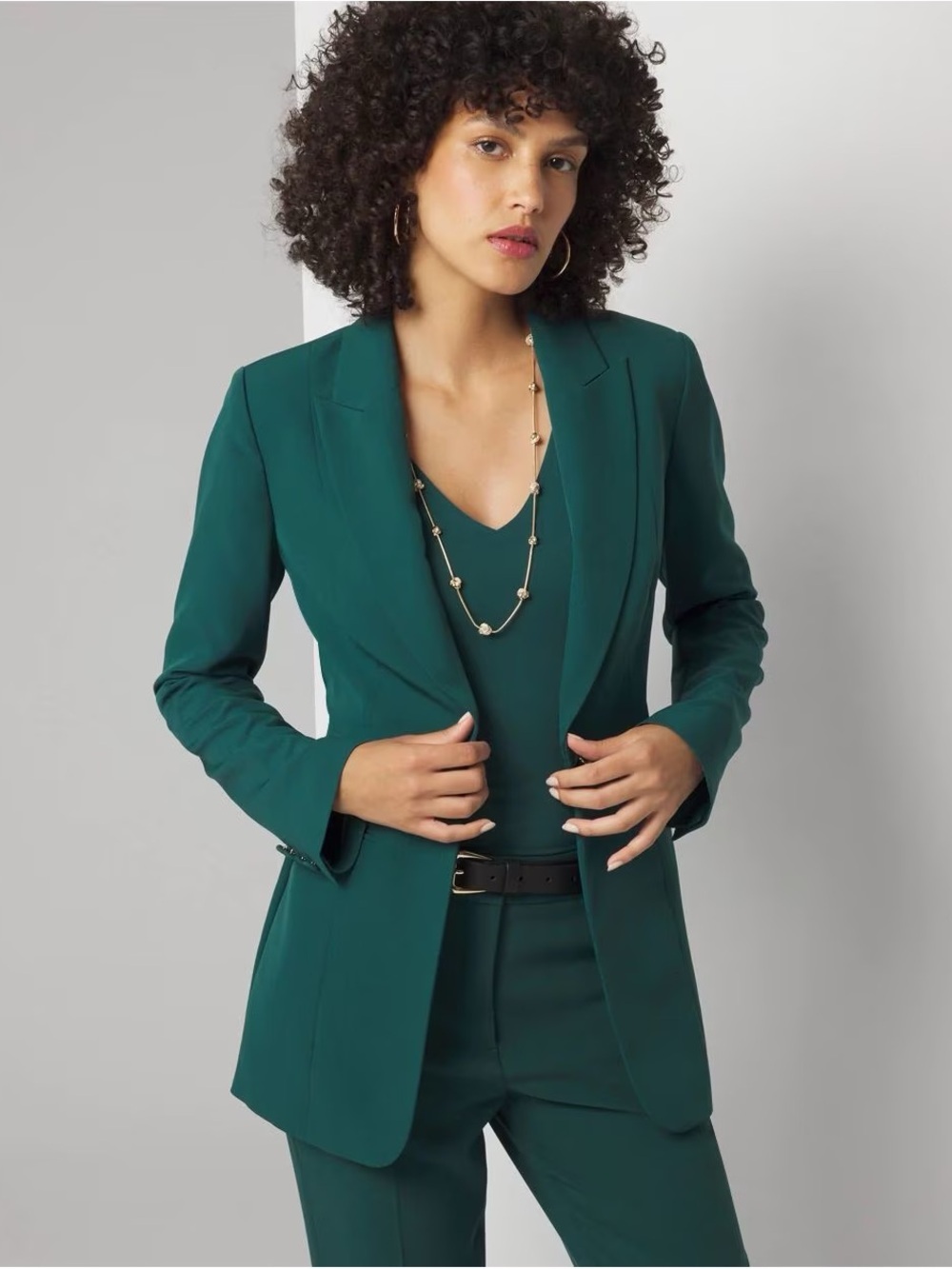White House Black Market Emerald Green Blazer Sz 2 NWOT